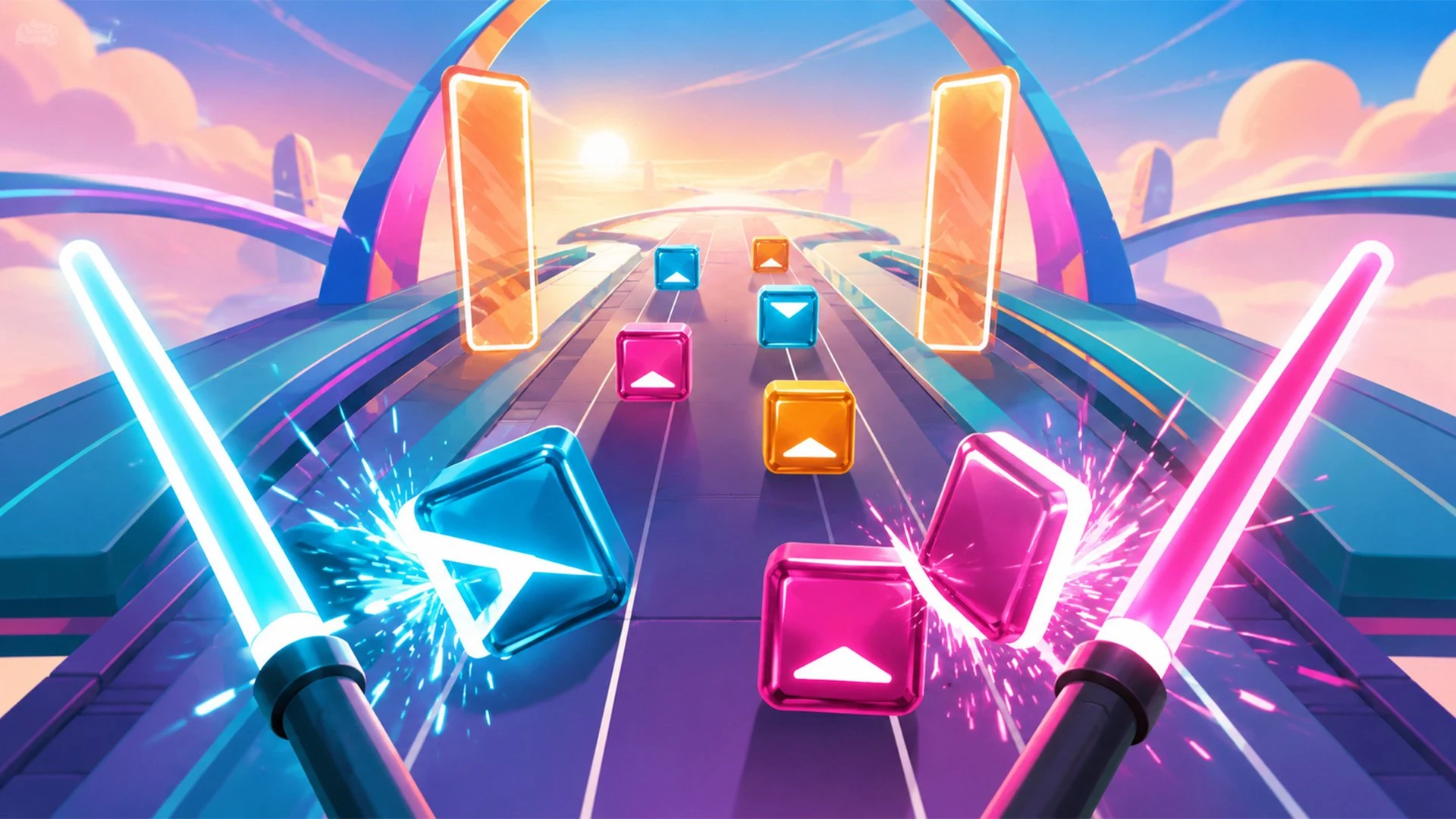 Beat Blade Rhythm Game screenshot
